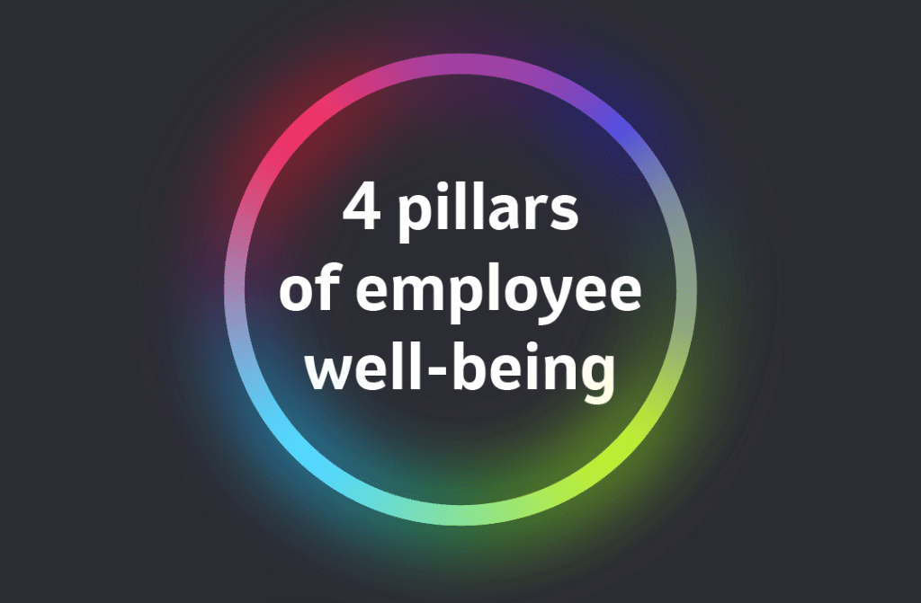 4 pillars of employee well-being